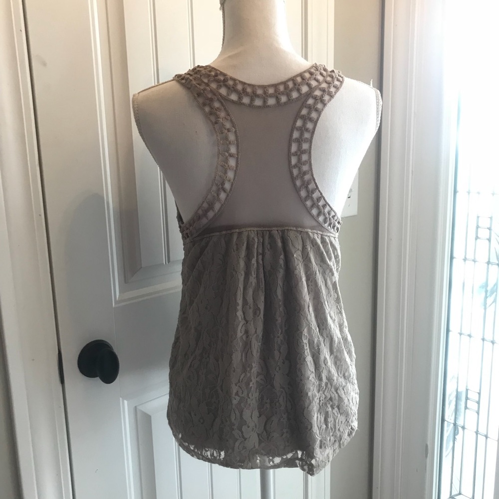 Lace Racerback Tank - Picture 4 of 6